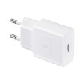 Samsung 1 USB C Port Travel Adapter PD 15W with Cable Type C to Type C - White