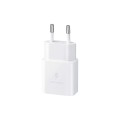 Samsung 1 USB C Port Travel Adapter PD 15W with Cable Type C to Type C - White