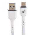 Superfly 2m 2.4A Type C Fast Charge Cable - White