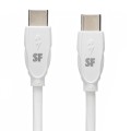 Superfly 1.5m 120W USB Type C Cable  White