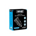 Snug Car Juice Dual PD/ USB Car Charger 38W - Black