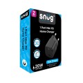 Snug 1 Port Mini PD Home Charger 20W - Black