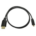 Snug Micro HDMI Cable TV Lead - Black