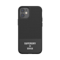 Superdry Apple iPhone 12 Mini Canvas  Case - Black