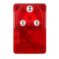 Switched High Surge Multi Adaptor 16A - Red