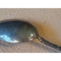 Silver Suisse Souvenir Teaspoon with enamel badge