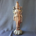 Carved Wooden Indian Eastern Deity