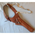 Leather Holster - shoulder or belt - for 6" barrel single action revolver