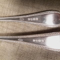 Silver plated boxed spoon and fork - childs