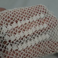 Vtg gloves - white - tatting / crochet work - wedding delicate and pretty