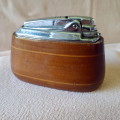 Ronson table lighter - gas wooden
