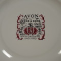 Anniversary plate - Roses - Avon by Wood and Sons