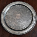 Silver Plate Platter Tray - Viking SP on Copper  1920 - 1930