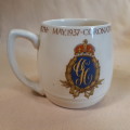 Commemorative Mug Coronation 1937 Queen Elizabeth to George V1 th Burleigh