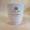 Commemorative Mug - royal visit to SA 1947 - George V1