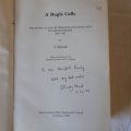 A bugle Calls - first impressin first ed signed by author 1989 witwatersrand rifles