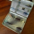 Vintage Cigarette Case Sylva Chrome - Card Case - good condition