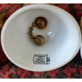 5 Porcelain Bells - collectible mini
