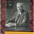 photograph portrait of a gentleman - silver bromide  30 x 24.5 cms