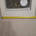 Monoprint and drawing bees - 1/1 signed by artist C Tinley