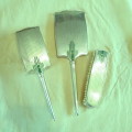 Deco Dressing Table Set - mirror and hairbrush - vanity set in lovely condition