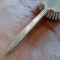 Silver Plate Deco Style Hairbrush