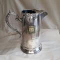 Jug Silver Plate on brass - Mining Safety award - 1966 - 1.75 Lit Water Jug