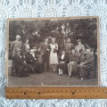 1930's photograph - family black and white - 20 cms wide