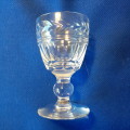 6 stuart Crystal glasses - sherry port liqueur - 8cms