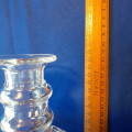 Stuart crystal decanter - hand cut and polished - 25cms tall with stopper