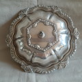 Butter dish silver plated with inner - good quality