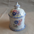 Linn Ware ashtray and unusual lidded jar signed R Brink  South African Pottery