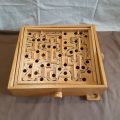 Vintage wooden tilt maze toy 1980's    33 x 29 cms