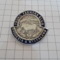 Rhodesia and Nyasaland badge pin Enamel and silver metal Young Farmers Club