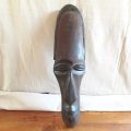 African wooden carved Mask - Hardwood traditional 53 cms
