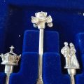 Silver Teaspoons commemorative Charles and Diana Wedding July 1981
