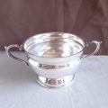 Sugar basin - EMESS silverplate on copper - bon bon dish - nut bowl