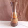 German European pottery vase mid centuary - 29 cms