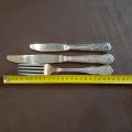 Cutlery Kings Pattern - 2 knives and 1 fork