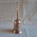 Brass table bell - 16 cms base 5.5cms