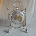 Silver Plated Dinner Gong vintage Hotel tea gong - Marked J. D &amp; Sons