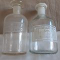 8 apothacary chemical bottles 250 ml