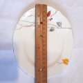 Two Paragon tea plates - oval - autumn leaves and berries   17 cms dia - replacement plates