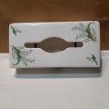 South African Ceramics Tissue holder box - A G Gillies - Meyerton Lily of the Valley