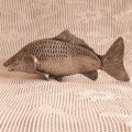 Italian Koi Carp Fish Letter/serviette Holder Silver metal Modello Depositato  21 x 10 cms