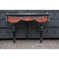 Ebonised Painted And Parcel Gilt Table