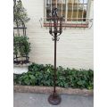 Vintage Wrought Iron Standing Lantern