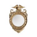 Gilded Eagle Circular Mirror
