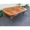 A Fine Victorian Oak Extension Dining Table, English circa 1860 (8-Seater)