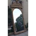 Ornate Oversized Gilded Mirror
